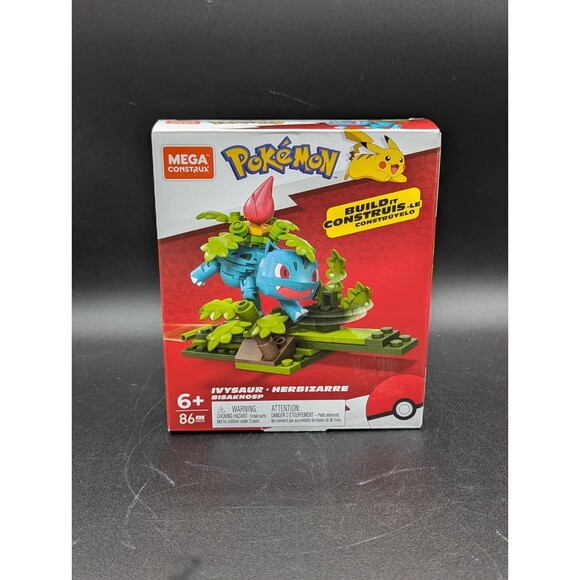 Mega Construx Pokemon Ivysaur 86 Pc Figure Construction Set New Sealed - Picture 2 of 7